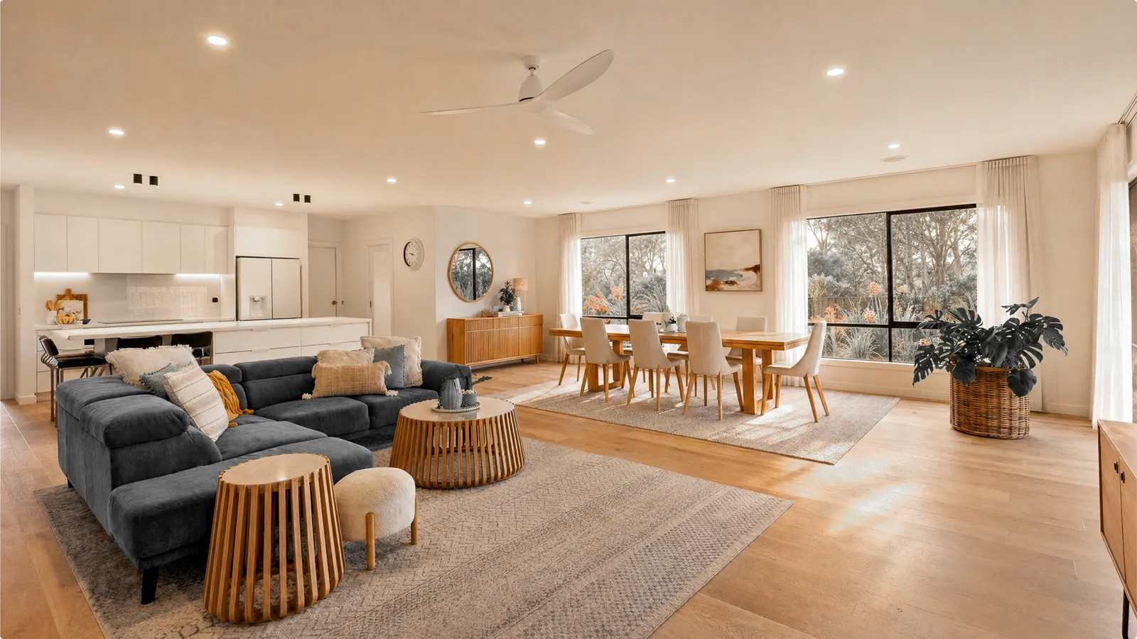 Living area of a Parkway Homes build at 33 Watson Avenue, Dromana
